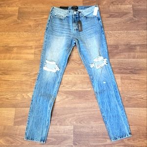 NWT Pacsun stacked skinny jeans distressed men size 32 x 32